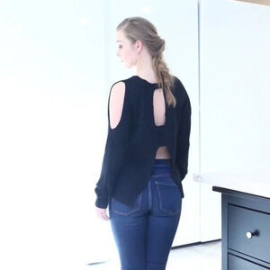 Cutout sweater